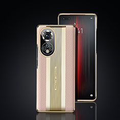 Handyhülle Hülle Luxus Leder Schutzhülle JB6 für Huawei Honor 50 Pro 5G Gold