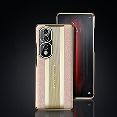 Handyhülle Hülle Luxus Leder Schutzhülle JB6 für Huawei Honor 80 Pro Flat 5G Gold