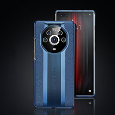 Handyhülle Hülle Luxus Leder Schutzhülle JB6 für Huawei Honor Magic3 Pro+ Plus 5G Blau