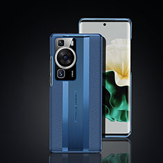 Handyhülle Hülle Luxus Leder Schutzhülle JB6 für Huawei P60 Pro Blau