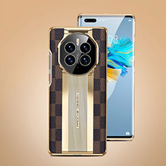 Handyhülle Hülle Luxus Leder Schutzhülle JB8 für Huawei Mate 50 Pro Braun