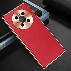 Handyhülle Hülle Luxus Leder Schutzhülle K03 für Huawei Mate 40 Rot
