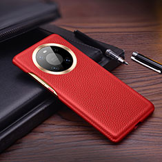 Handyhülle Hülle Luxus Leder Schutzhülle L01 für Huawei Mate 40E 4G Rot