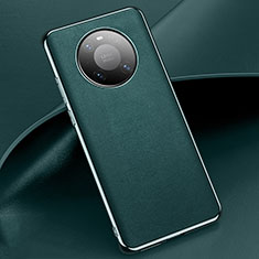 Handyhülle Hülle Luxus Leder Schutzhülle L02 für Huawei Mate 40 Pro Cyan