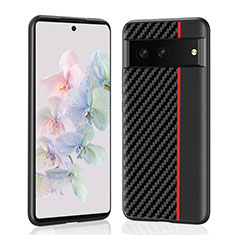 Handyhülle Hülle Luxus Leder Schutzhülle LC1 für Google Pixel 7 5G Rot