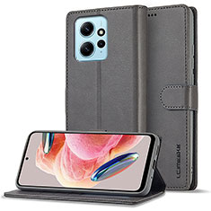 Handyhülle Hülle Luxus Leder Schutzhülle LC1 für Xiaomi Redmi Note 12 4G Grau