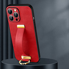 Handyhülle Hülle Luxus Leder Schutzhülle LD1 für Apple iPhone 14 Pro Max Rot