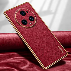 Handyhülle Hülle Luxus Leder Schutzhülle LD1 für Huawei Honor Magic5 Pro 5G Rot