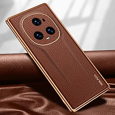 Handyhülle Hülle Luxus Leder Schutzhülle LD1 für Huawei Honor Magic5 Ultimate 5G Braun