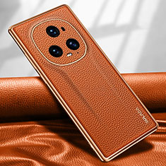 Handyhülle Hülle Luxus Leder Schutzhülle LD1 für Huawei Honor Magic5 Ultimate 5G Orange