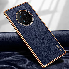 Handyhülle Hülle Luxus Leder Schutzhülle LD1 für Huawei Mate 50 Blau