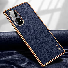 Handyhülle Hülle Luxus Leder Schutzhülle LD1 für Huawei P50 Blau