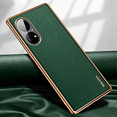 Handyhülle Hülle Luxus Leder Schutzhülle LD1 für Huawei P50 Grün