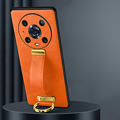 Handyhülle Hülle Luxus Leder Schutzhülle LD2 für Huawei Honor Magic4 Pro 5G Orange