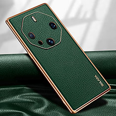 Handyhülle Hülle Luxus Leder Schutzhülle LD2 für Huawei Mate 60 RS Ultimate Grün