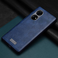 Handyhülle Hülle Luxus Leder Schutzhülle LD2 für Huawei P50 Blau