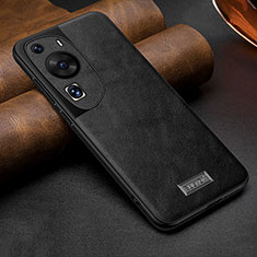 Handyhülle Hülle Luxus Leder Schutzhülle LD2 für Huawei P60 Art Schwarz