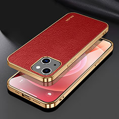 Handyhülle Hülle Luxus Leder Schutzhülle LD3 für Apple iPhone 14 Rot