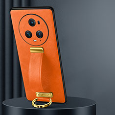 Handyhülle Hülle Luxus Leder Schutzhülle LD3 für Huawei Honor Magic5 Pro 5G Orange