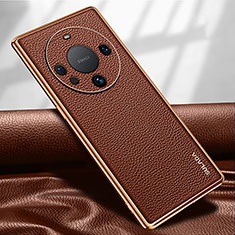 Handyhülle Hülle Luxus Leder Schutzhülle LD3 für Huawei Mate 60 Braun