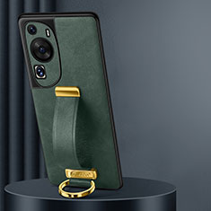 Handyhülle Hülle Luxus Leder Schutzhülle LD3 für Huawei P60 Art Grün