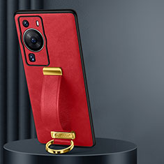 Handyhülle Hülle Luxus Leder Schutzhülle LD3 für Huawei P60 Rot