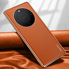 Handyhülle Hülle Luxus Leder Schutzhülle LD4 für Huawei Mate 60 Orange