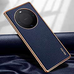 Handyhülle Hülle Luxus Leder Schutzhülle LD4 für Huawei Mate 60 Pro Blau