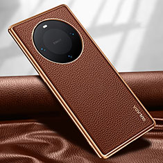 Handyhülle Hülle Luxus Leder Schutzhülle LD4 für Huawei Mate 60 Pro+ Plus Braun