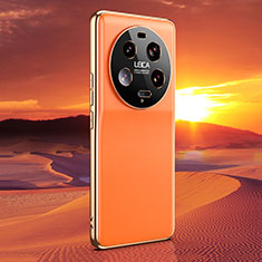 Handyhülle Hülle Luxus Leder Schutzhülle LF2 für Xiaomi Mi 13 Ultra 5G Orange