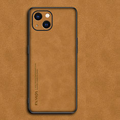 Handyhülle Hülle Luxus Leder Schutzhülle LS1 für Apple iPhone 12 Braun