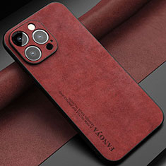 Handyhülle Hülle Luxus Leder Schutzhülle LS1 für Apple iPhone 13 Pro Rot