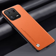 Handyhülle Hülle Luxus Leder Schutzhülle LS1 für Xiaomi Mi 13 5G Orange