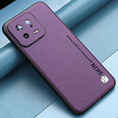 Handyhülle Hülle Luxus Leder Schutzhülle LS2 für Xiaomi Mi 13 Pro 5G Violett