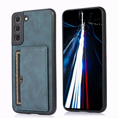 Handyhülle Hülle Luxus Leder Schutzhülle M03T für Samsung Galaxy S21 5G Blau