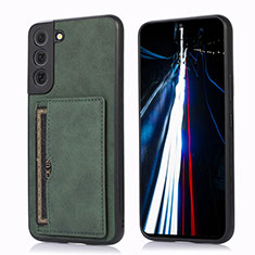 Handyhülle Hülle Luxus Leder Schutzhülle M03T für Samsung Galaxy S21 5G Grün