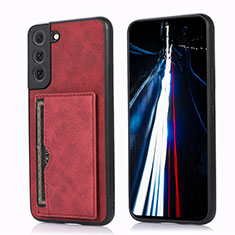 Handyhülle Hülle Luxus Leder Schutzhülle M03T für Samsung Galaxy S22 Plus 5G Rot