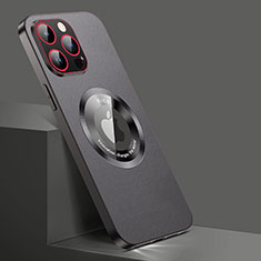 Handyhülle Hülle Luxus Leder Schutzhülle mit Mag-Safe Magnetic Magnetisch für Apple iPhone 14 Pro Max Schwarz