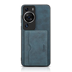 Handyhülle Hülle Luxus Leder Schutzhülle MT2 für Huawei P60 Pro Blau