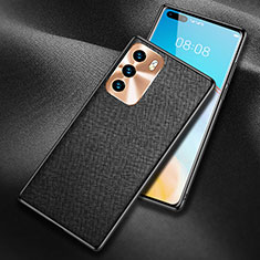 Handyhülle Hülle Luxus Leder Schutzhülle N03 für Huawei P40 Schwarz