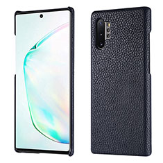 Handyhülle Hülle Luxus Leder Schutzhülle P01 für Samsung Galaxy Note 10 Plus 5G Blau