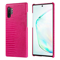 Handyhülle Hülle Luxus Leder Schutzhülle P02 für Samsung Galaxy Note 10 Plus 5G Rot