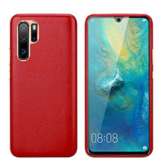 Handyhülle Hülle Luxus Leder Schutzhülle P03 für Huawei P30 Pro New Edition Rot