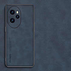 Handyhülle Hülle Luxus Leder Schutzhülle QK1 für Huawei Honor 100 Pro 5G Blau