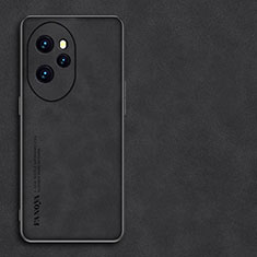 Handyhülle Hülle Luxus Leder Schutzhülle QK1 für Huawei Honor 100 Pro 5G Schwarz