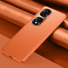 Handyhülle Hülle Luxus Leder Schutzhülle QK1 für Huawei Honor 70 Pro 5G Orange