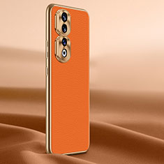 Handyhülle Hülle Luxus Leder Schutzhülle QK1 für Huawei Honor 90 Pro 5G Orange