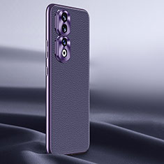 Handyhülle Hülle Luxus Leder Schutzhülle QK1 für Huawei Honor 90 Pro 5G Violett