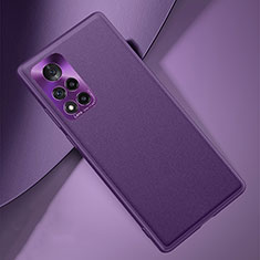 Handyhülle Hülle Luxus Leder Schutzhülle QK1 für Huawei Honor V40 5G Violett