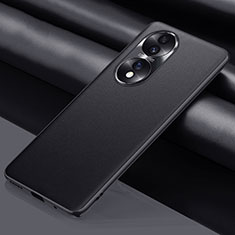 Handyhülle Hülle Luxus Leder Schutzhülle QK1 für Huawei Honor X7b Schwarz